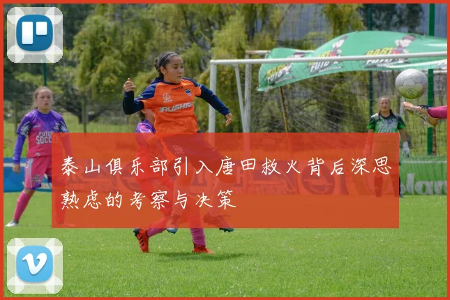 泰山俱乐部引入唐田救火背后深思熟虑的考察与决策